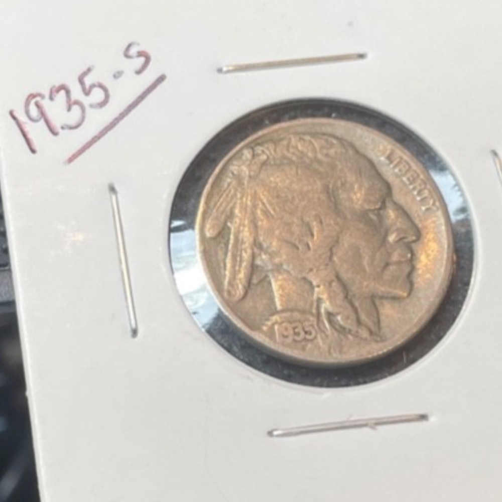 1935-S 5C Buffalo Nickel #206138496116